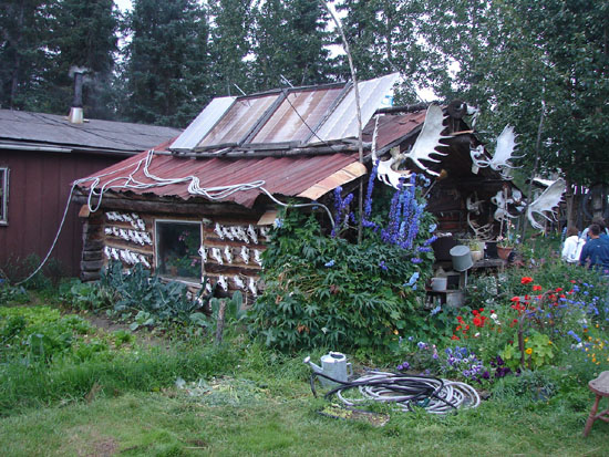 Jack Recof's home in Wiseman AK