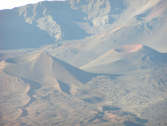 inside Haleakala Crater